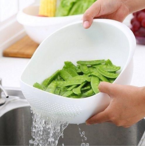 Food Washing Bowl and Strainer