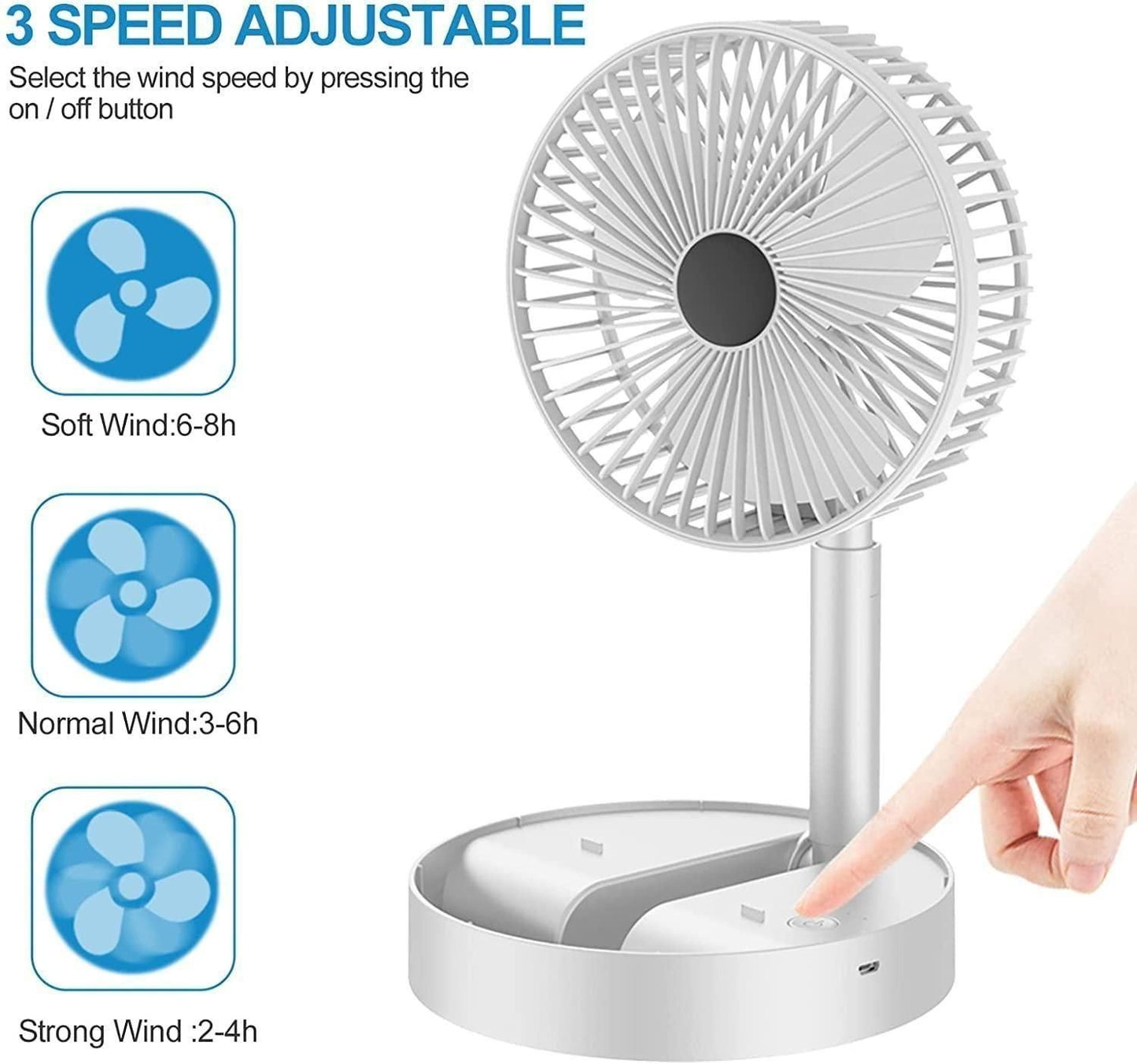 High Speed Table Desk Fan