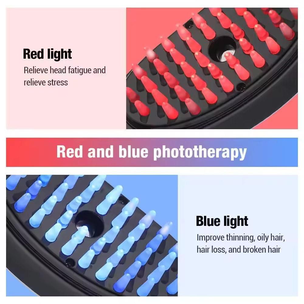 Red & Blue Light Therapy Scalp Massager