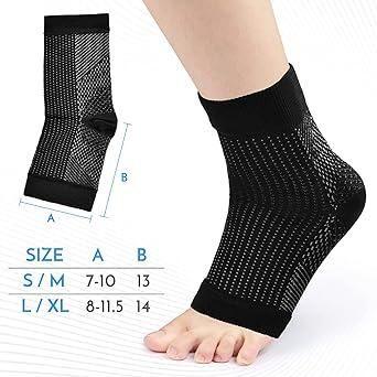 Swelling Heel protect socks 2 Pair