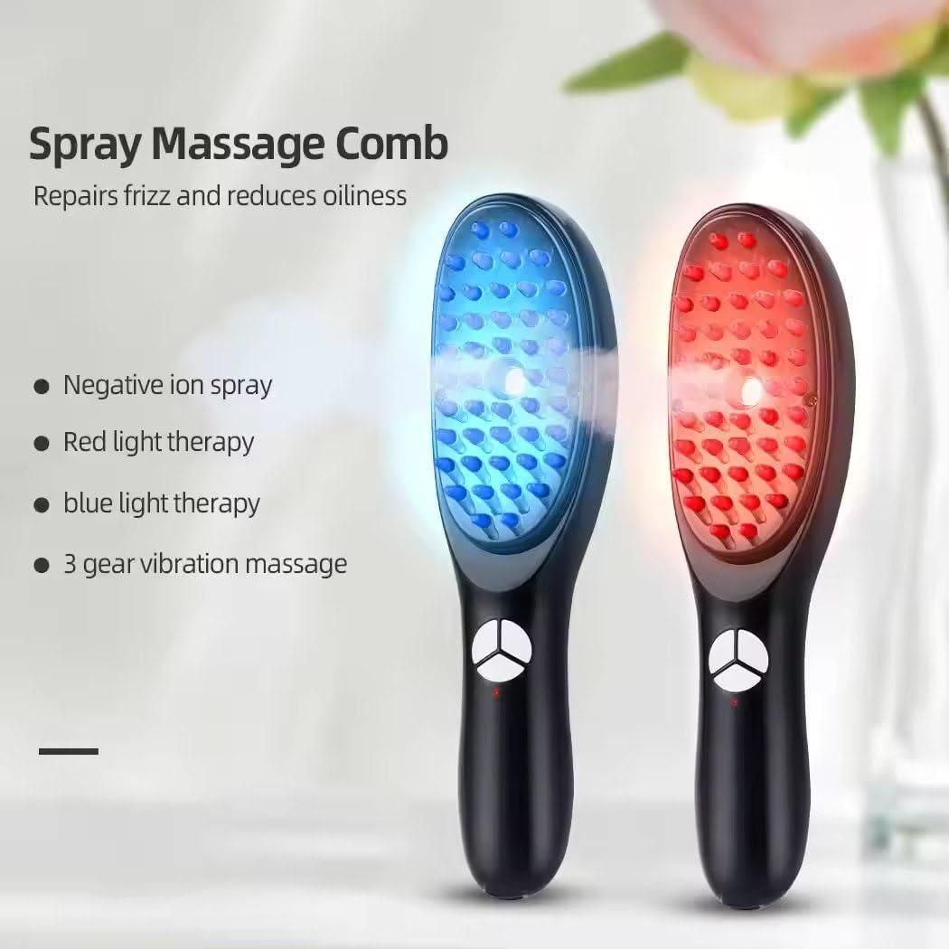 Red & Blue Light Therapy Scalp Massager