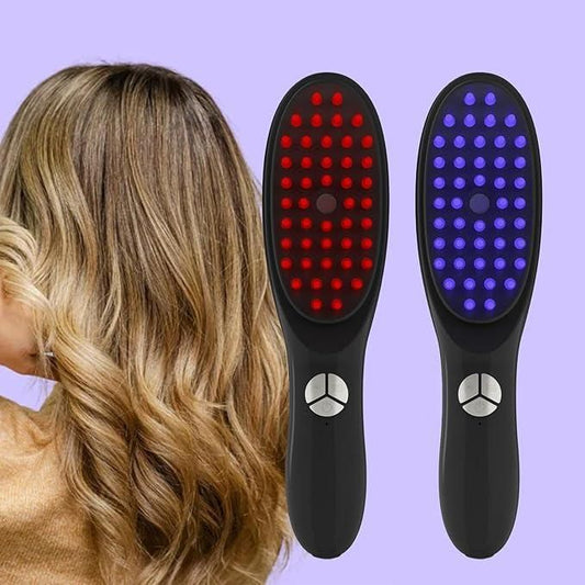 Red & Blue Light Therapy Scalp Massager