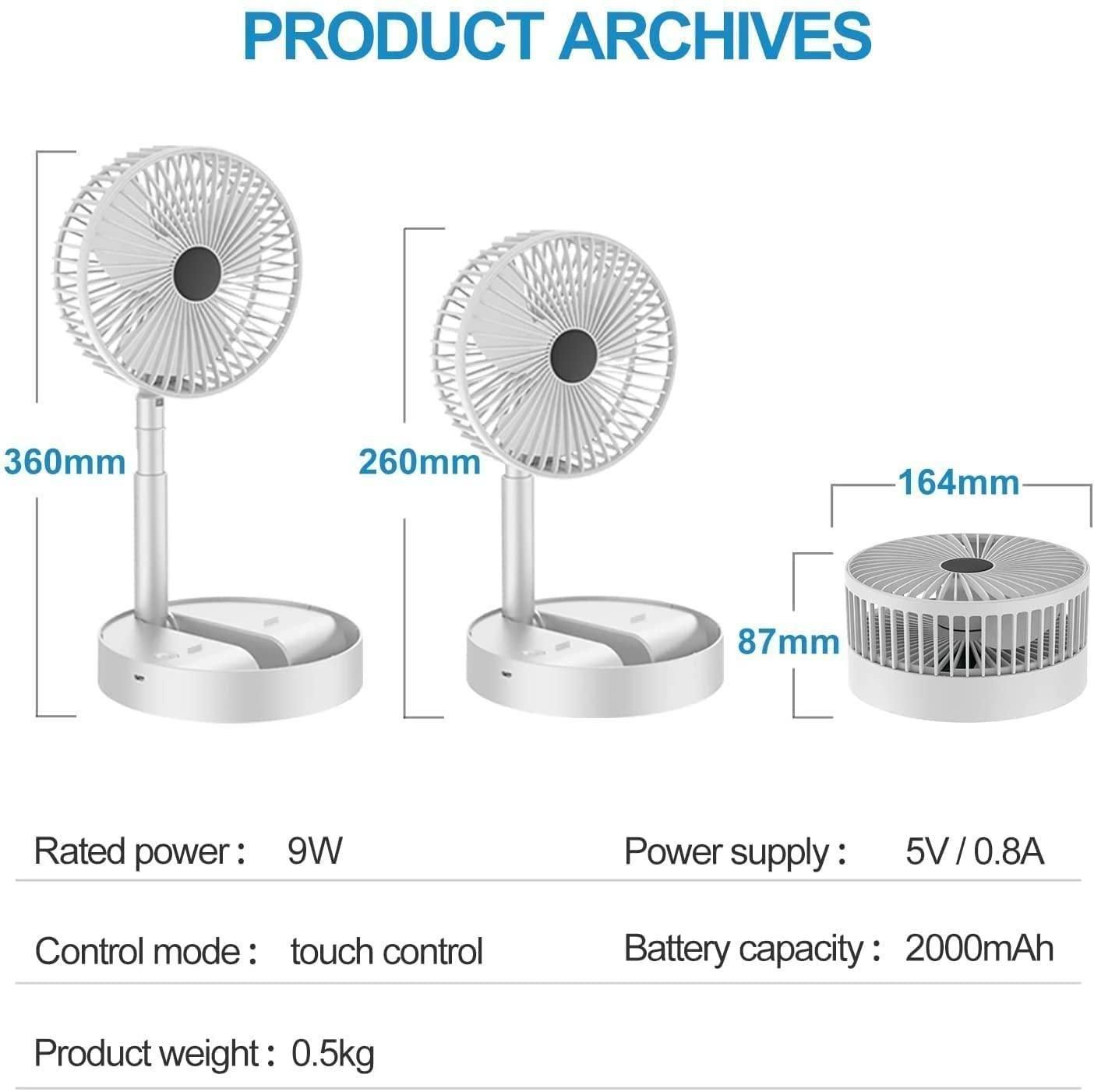 High Speed Table Desk Fan