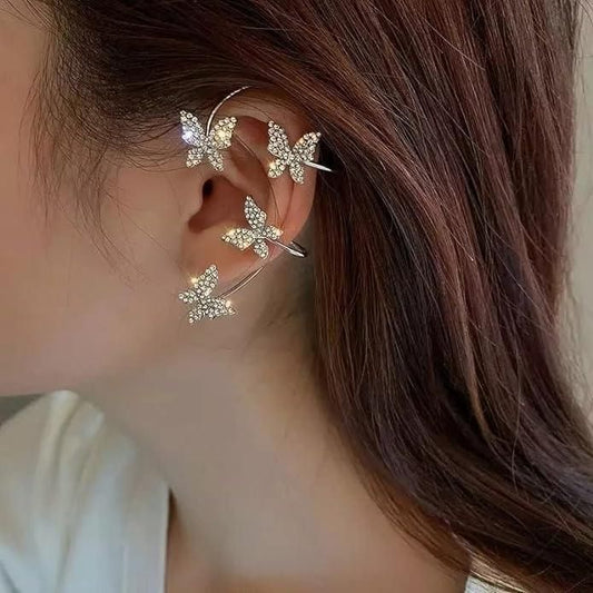 Stylish Butterfly Crawler Earrings