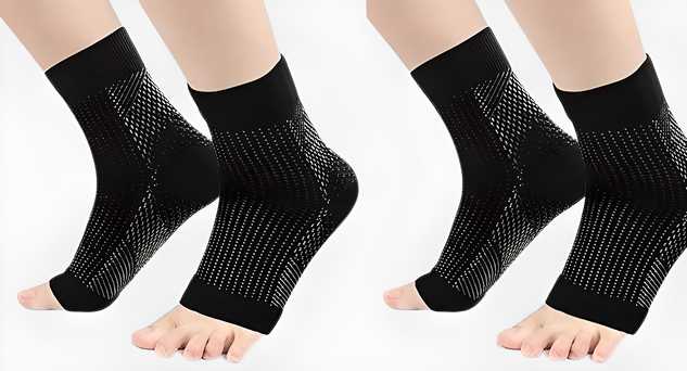 Swelling Heel protect socks 2 Pair