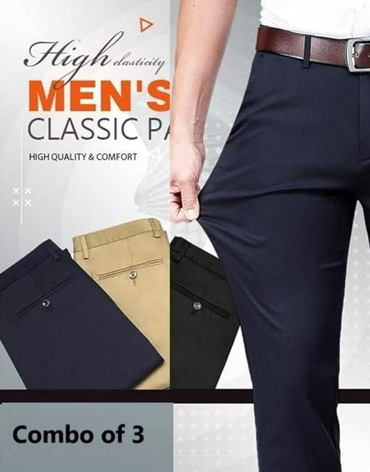 Men's Classic Pants (Pack of 3)