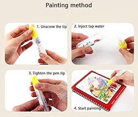 Reusable Magic Water Painting Book (get 4)