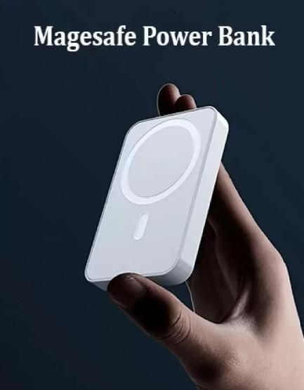 Wireless Magnetic Power Bank for iPhone 12 and above.