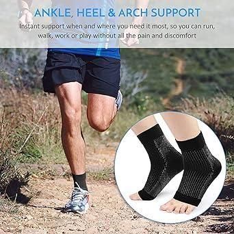 Swelling Heel protect socks 2 Pair