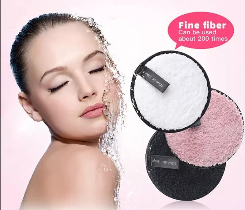 Microfiber Reusable Makeup Removal Sponge (Pack of 3)